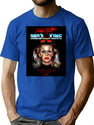 Maxxxine Poster T-Shirt for Men & Women, T-Shirts Graphic Tee - Blue