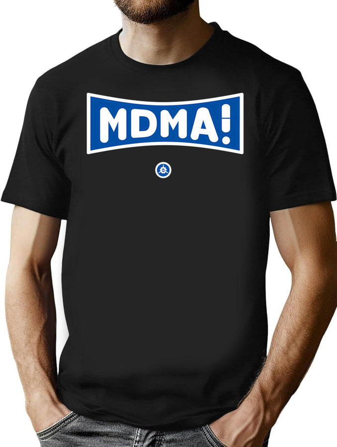Mdma Bootleg Graphic T-Shirt - Black