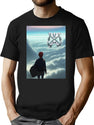 Meet The Stormcaller - Bootleg Makoto Shinkai Movie Fake Anime Poster Bootleg Graphic T-Shirt - Black