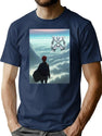 Meet The Stormcaller - Bootleg Makoto Shinkai Movie Fake Anime Poster Bootleg Graphic T-Shirt - Navy