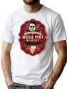 Mega Pint Winery Label T-Shirt for Men & Women, T-Shirts Graphic Tee - White