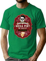 Mega Pint Winery Label T-Shirt for Men & Women, T-Shirts Graphic Tee - Green