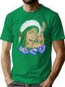 Meguri Fujiora Vintage 80S Bootleg Design Bootleg Graphic T-Shirt - Green