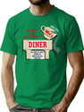 Mel'S Diner Worn T-Shirt for Men & Women, T-Shirts Graphic Tee - Green