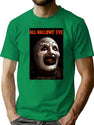 Men Women All Hallows Eve Terrifier Art The Clown Horror Film Funny Men Fan T-Shirt for Men & Women, T-Shirts Graphic Tee - Green