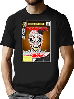 Mens Best Dread Terriefer Slasher Movie Halloween Gifts For Movie Fans T-Shirt for Men & Women, T-Shirts Graphic Tee - Black