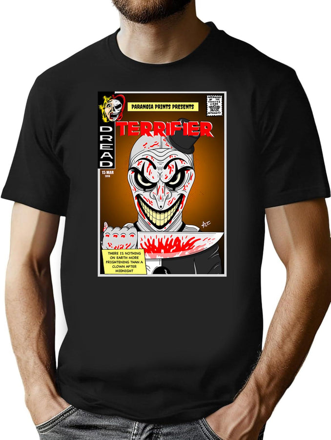 Mens Best Dread Terriefer Slasher Movie Halloween Gifts For Movie Fans T-Shirt for Men & Women, T-Shirts Graphic Tee - Black