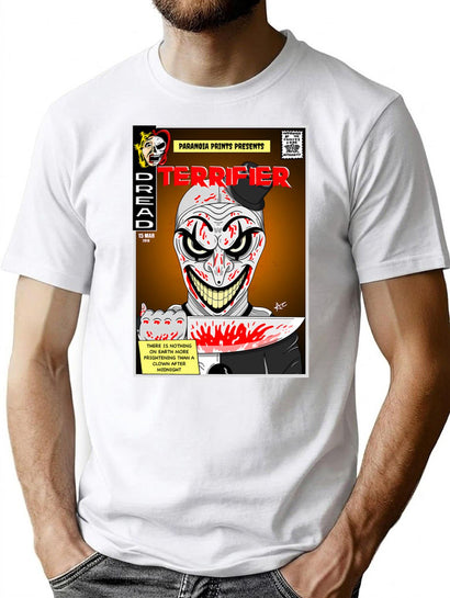 Mens Best Dread Terriefer Slasher Movie Halloween Gifts For Movie Fans T-Shirt for Men & Women, T-Shirts Graphic Tee - Black