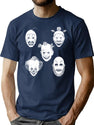 Mens Funny Clowning Around Gift For Music Fans T-Shirt for Men & Women, T-Shirts Graphic Tee - Navy