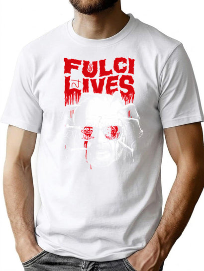 Mens My Favorite Fulci Lives T-Shirt for Men & Women, T-Shirts Graphic Tee - Black