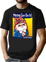 Meow Can Do It T-Shirt for Men & Women, T-Shirts Graphic Tee - Black