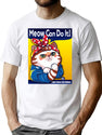 Meow Can Do It T-Shirt for Men & Women, T-Shirts Graphic Tee - White