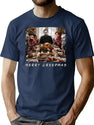 Merry Creepmas Horror Movie Christmas T-Shirt for Men & Women, T-Shirts Graphic Tee - Navy
