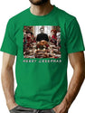 Merry Creepmas Horror Movie Christmas T-Shirt for Men & Women, T-Shirts Graphic Tee - Green