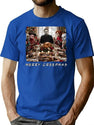 Merry Creepmas Horror Movie Christmas T-Shirt for Men & Women, T-Shirts Graphic Tee - Blue