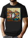 Mfm Library T-Shirt for Men & Women, T-Shirts Graphic Tee - Black