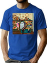 Mfm Library T-Shirt for Men & Women, T-Shirts Graphic Tee - Blue