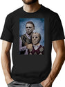 Michael Myers And Jason Voorhees Step Brothers Movie Funny T-Shirt for Men & Women, T-Shirts Graphic Tee - Black