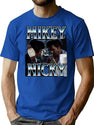 Mikey And Nicky 90S Bootleg Style Bootleg Graphic T-Shirt - Blue