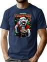 Milk And Carnage Red Christmas - Terrifier Christmas T-Shirt for Men & Women, T-Shirts Graphic Tee - Navy