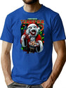 Milk And Carnage Red Christmas - Terrifier Christmas T-Shirt for Men & Women, T-Shirts Graphic Tee - Blue