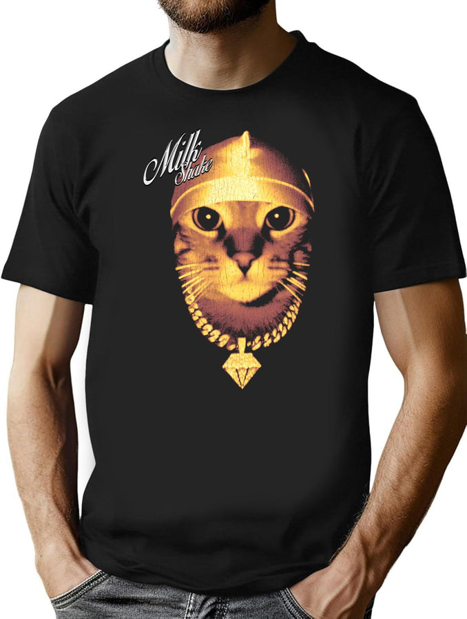 Milk Shake - Streetwear Clothing Bootleg Graphic T-Shirt - Black