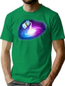 Milky Way T-Shirt for Men & Women, T-Shirts Graphic Tee - Green