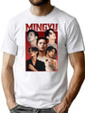 Mingyu Vintage Bootleg Tee Bootleg Graphic T-Shirt - White