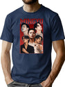 Mingyu Vintage Bootleg Tee Bootleg Graphic T-Shirt - Navy