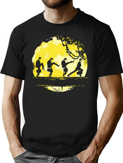 Ministry Of Silly Walks No Worries T-Shirt for Men & Women, T-Shirts Graphic Tee - Black