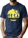 Ministry Of Silly Walks No Worries T-Shirt for Men & Women, T-Shirts Graphic Tee - Navy