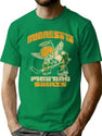 Minnesota Fighting Saints Hockey Team Worn T-Shirt for Men & Women, T-Shirts Graphic Tee - Green