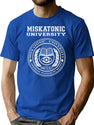 Miskatonic University Crest White - Hp Lovecraft T-Shirt for Men & Women, T-Shirts Graphic Tee - Blue