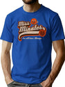 Miss Minutes Script Worn Out T-Shirt for Men & Women, T-Shirts Graphic Tee - Blue