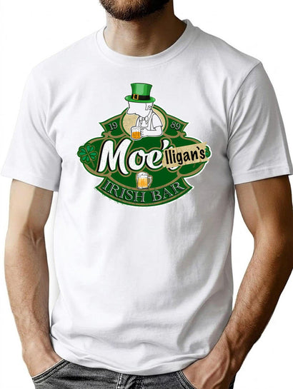 Moelligan'S Irish Pub T-Shirt for Men & Women, T-Shirts Graphic Tee - Black