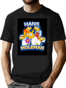 Moleman Bootleg Vintage Stylish Design Bootleg Graphic T-Shirt - Black