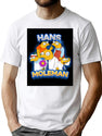 Moleman Bootleg Vintage Stylish Design Bootleg Graphic T-Shirt - White