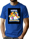 Moleman Bootleg Vintage Stylish Design Bootleg Graphic T-Shirt - Blue