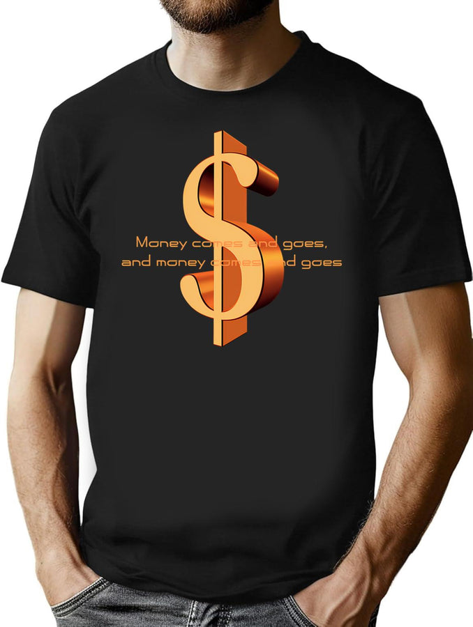 Money And Cash Bootleg Graphic T-Shirt - Black