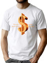 Money And Cash Bootleg Graphic T-Shirt - White