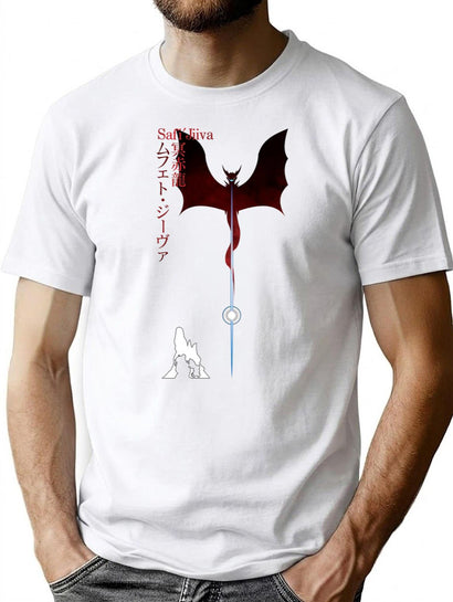 Monster Hunter Safi'Jiiva Premium Heavyweight Cotton T-Shirt - Black