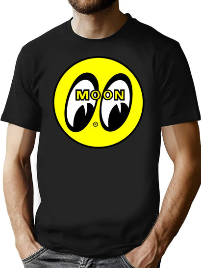Moon Eyes T-Shirt for Men & Women, T-Shirts Graphic Tee - Black