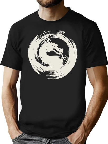 Mortal Brush T-Shirt for Men & Women, T-Shirts Graphic Tee - Black