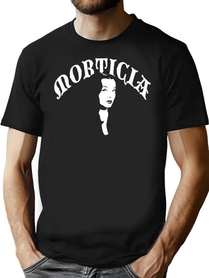 Morticia And Gomez Addams T-Shirt for Men & Women, T-Shirts Graphic Tee - Black