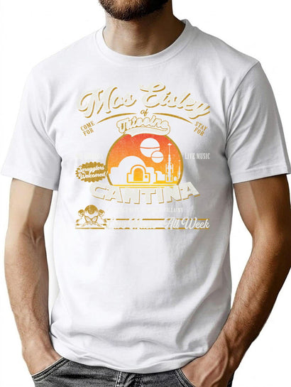 Mos Eisley Cantina Tatooine Dks T-Shirt for Men & Women, T-Shirts Graphic Tee - Black