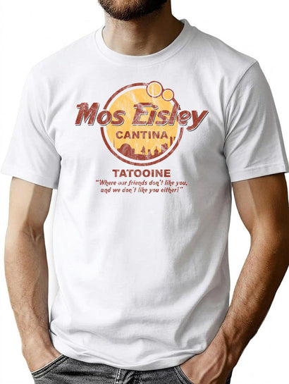 Mos Eisley Cantina Tatooine T-Shirt for Men & Women, T-Shirts Graphic Tee - Black