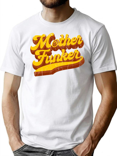 Mother Funker T-Shirt for Men & Women, T-Shirts Graphic Tee - Black