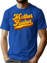 Mother Funker T-Shirt for Men & Women, T-Shirts Graphic Tee - Blue