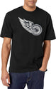 Motorcycle Wheel With Wing T-Shirt for Men & Women, T-Shirts Graphic Tee - White
