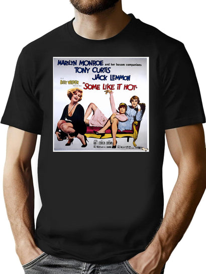 Movie T-Shirt for Men & Women, T-Shirts Graphic Tee - Black